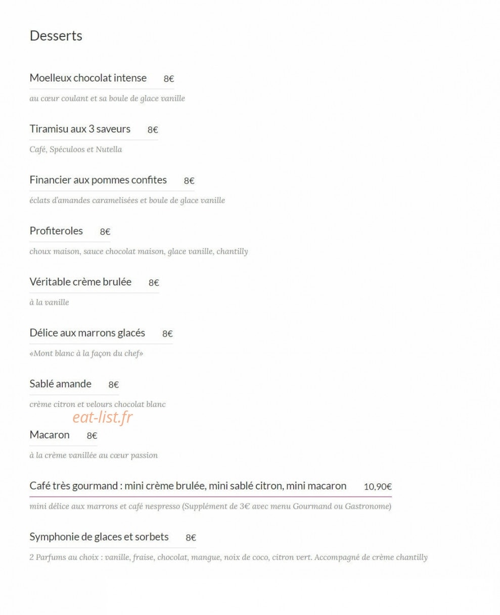Le Jumeyrah — carte page 3