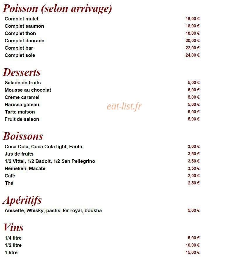 Le Manhattan — carte page 2