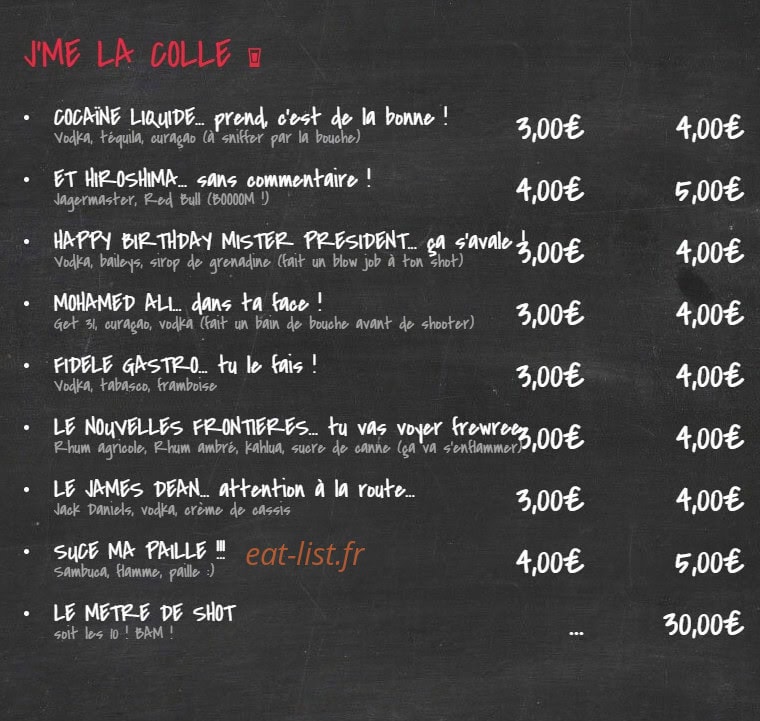 Le Marilyn — carte page 3