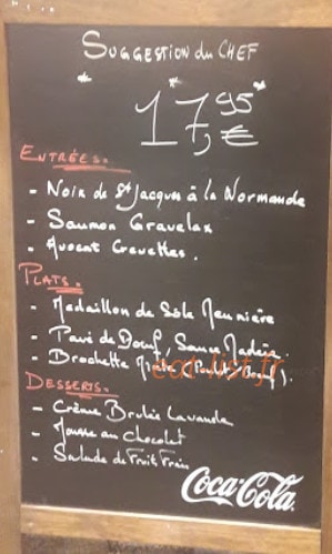 Le Monde des Grillades — carte page 1