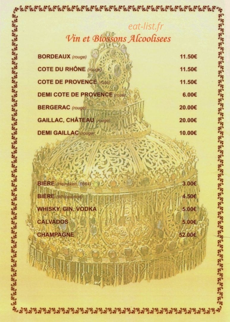Le Négus — carte page 3