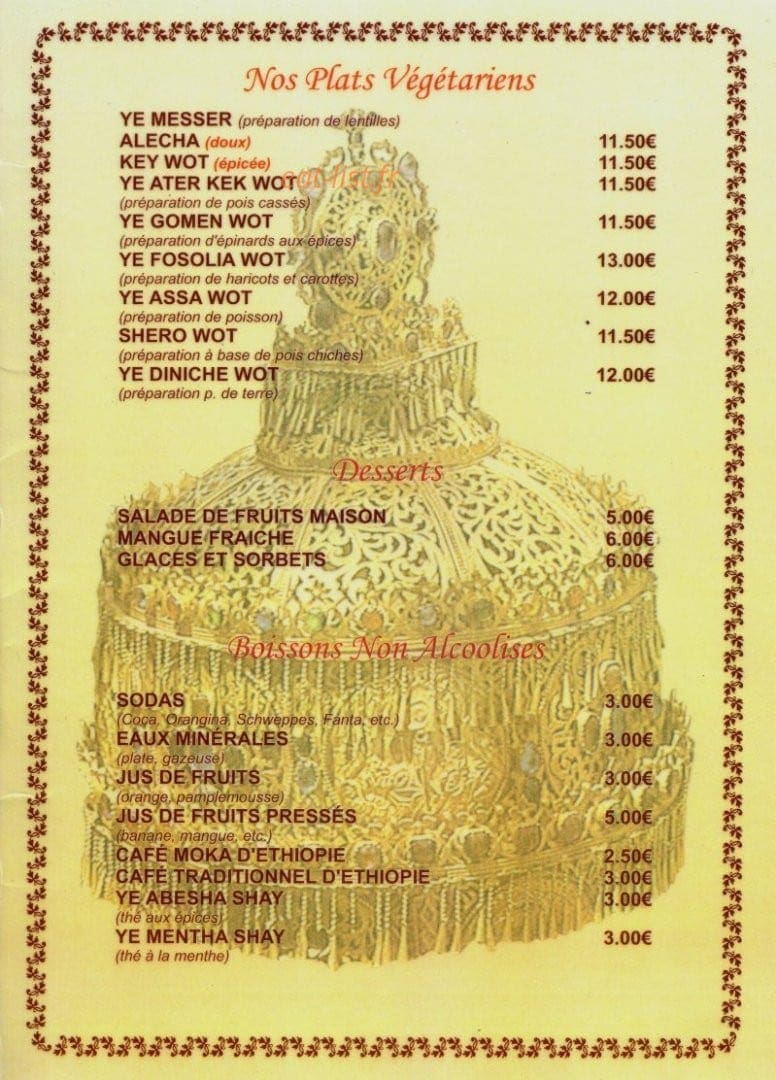 Le Négus — carte page 2