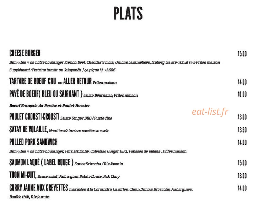 Le Pause Café — carte page 3