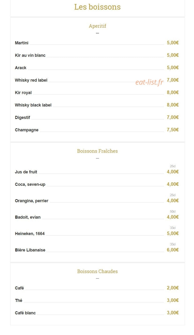 Le Petit Fakra — carte page 5