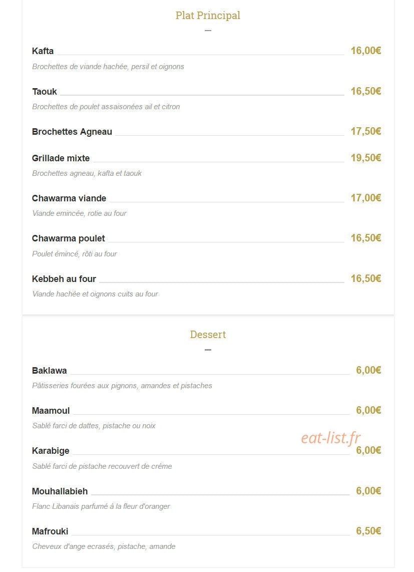 Le Petit Fakra — carte page 4
