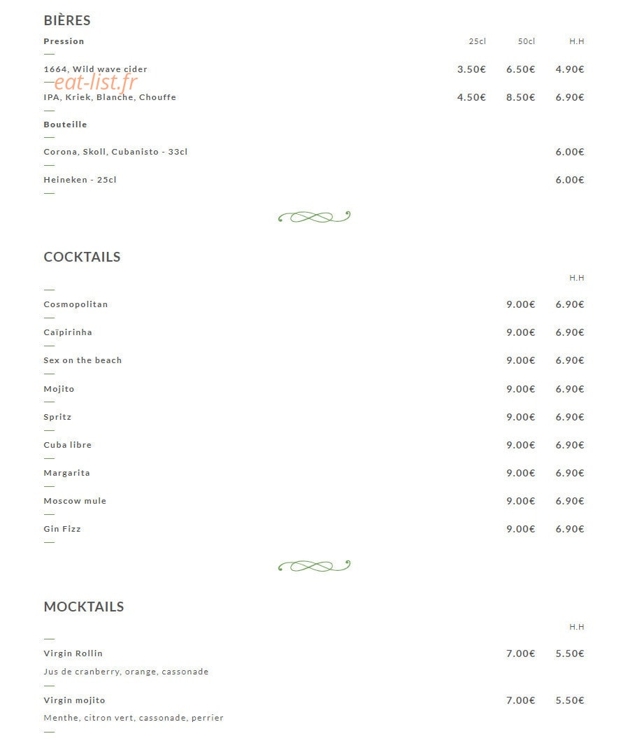 Le Petit Rollin — carte page 3