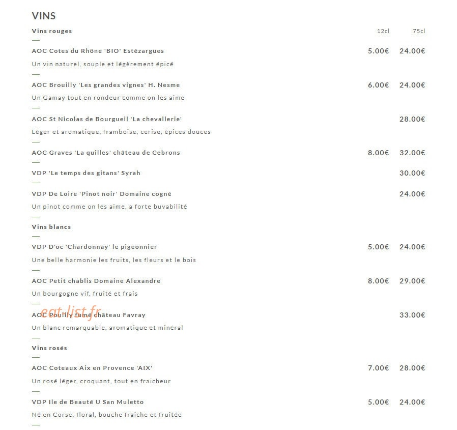 Le Petit Rollin — carte page 4