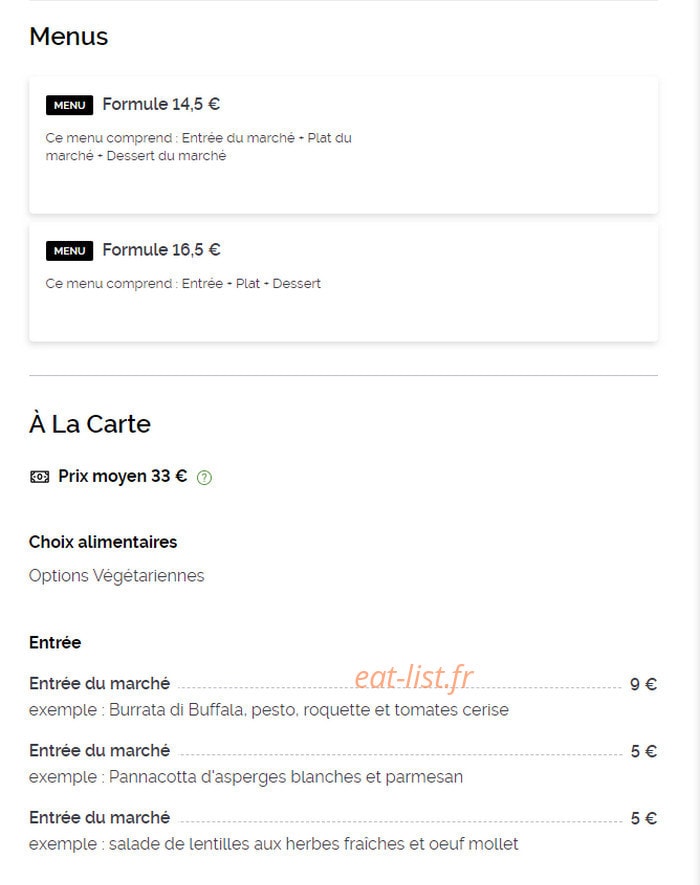 Le Robinet — carte page 1
