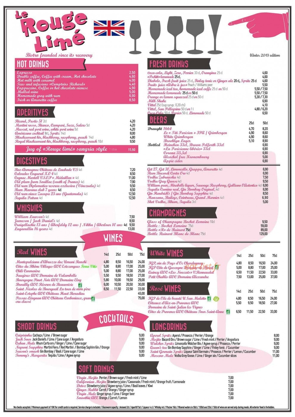 Le Rouge Limé — carte page 3
