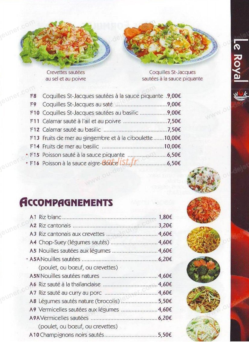 Le Royal Mandarin Express — carte page 7