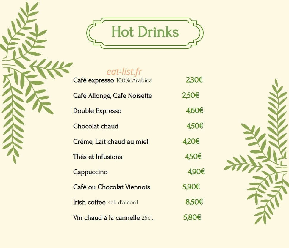 Le Ryss Café — carte page 13