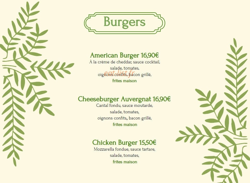 Le Ryss Café — carte page 4