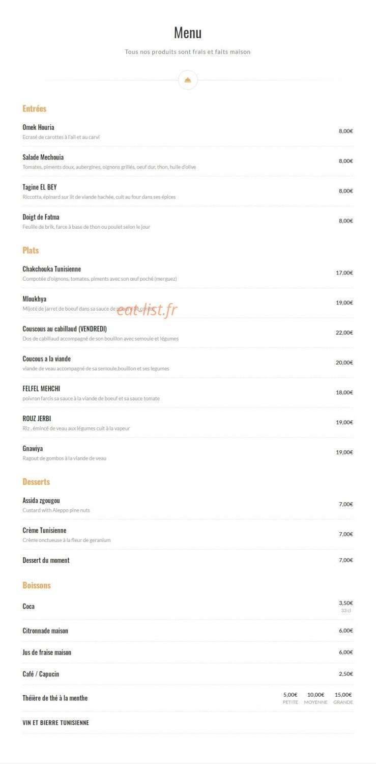Le Tounsi — carte page 1