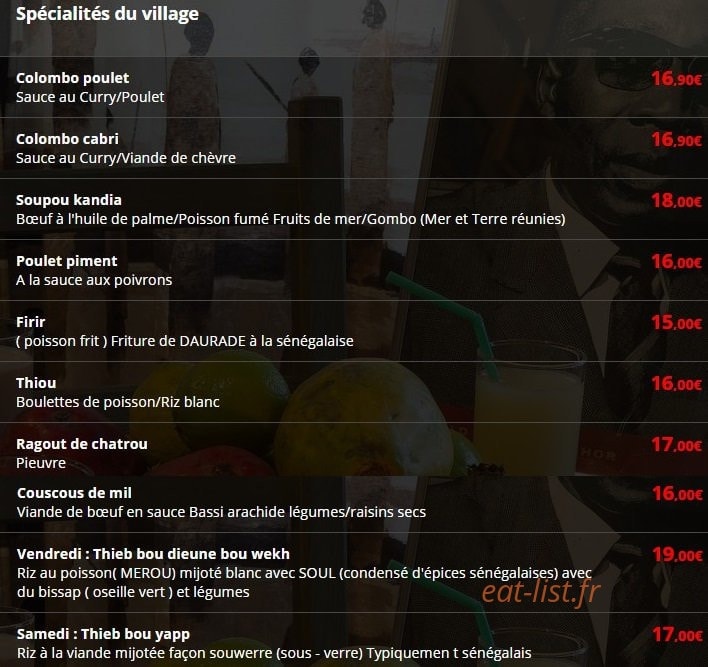 Le Village — carte page 4