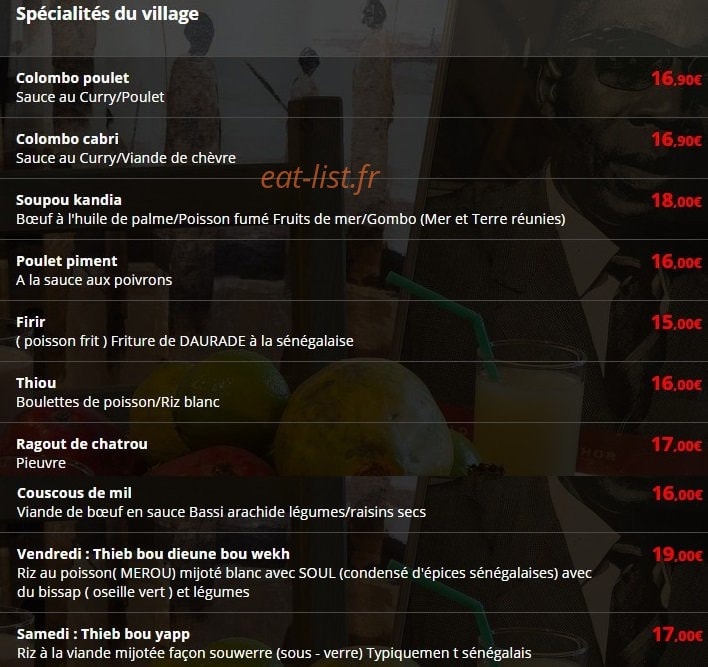 Le Village — carte page 5
