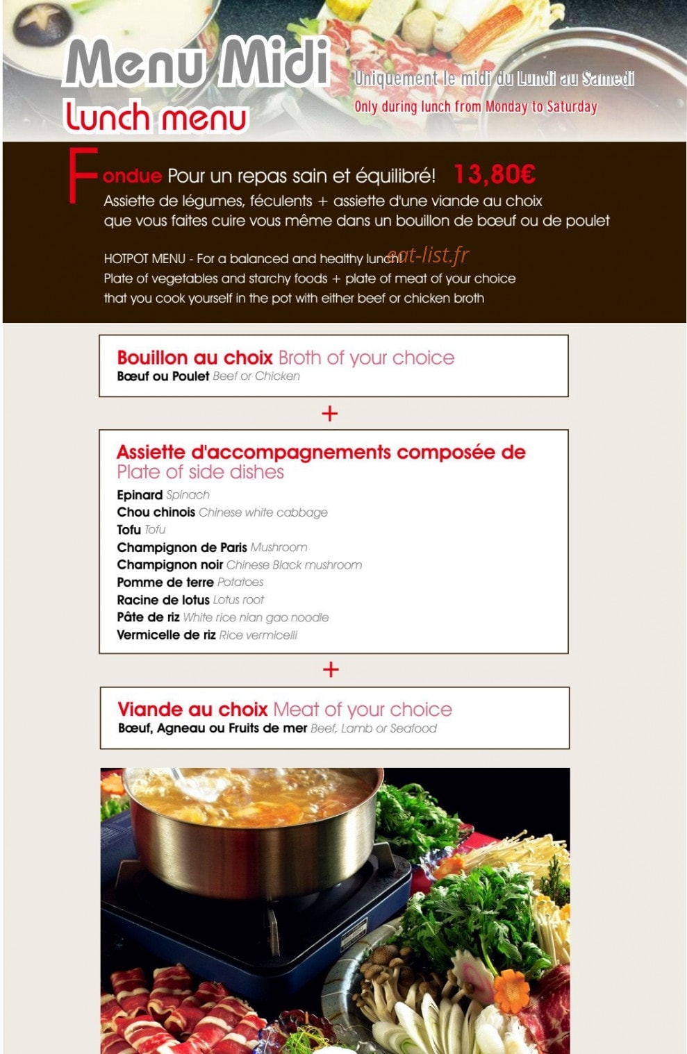 Les Convives — carte page 9