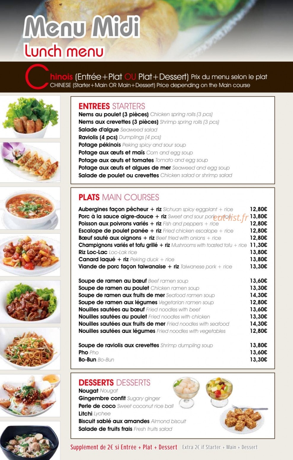 Les Convives — carte page 6