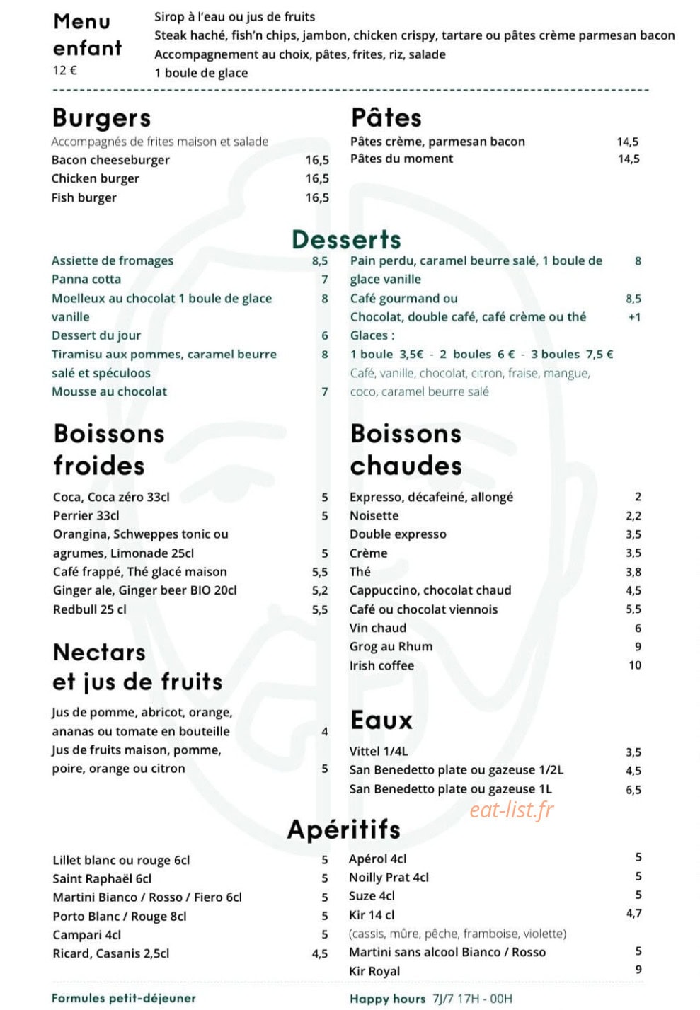 Les Cousins — carte page 2
