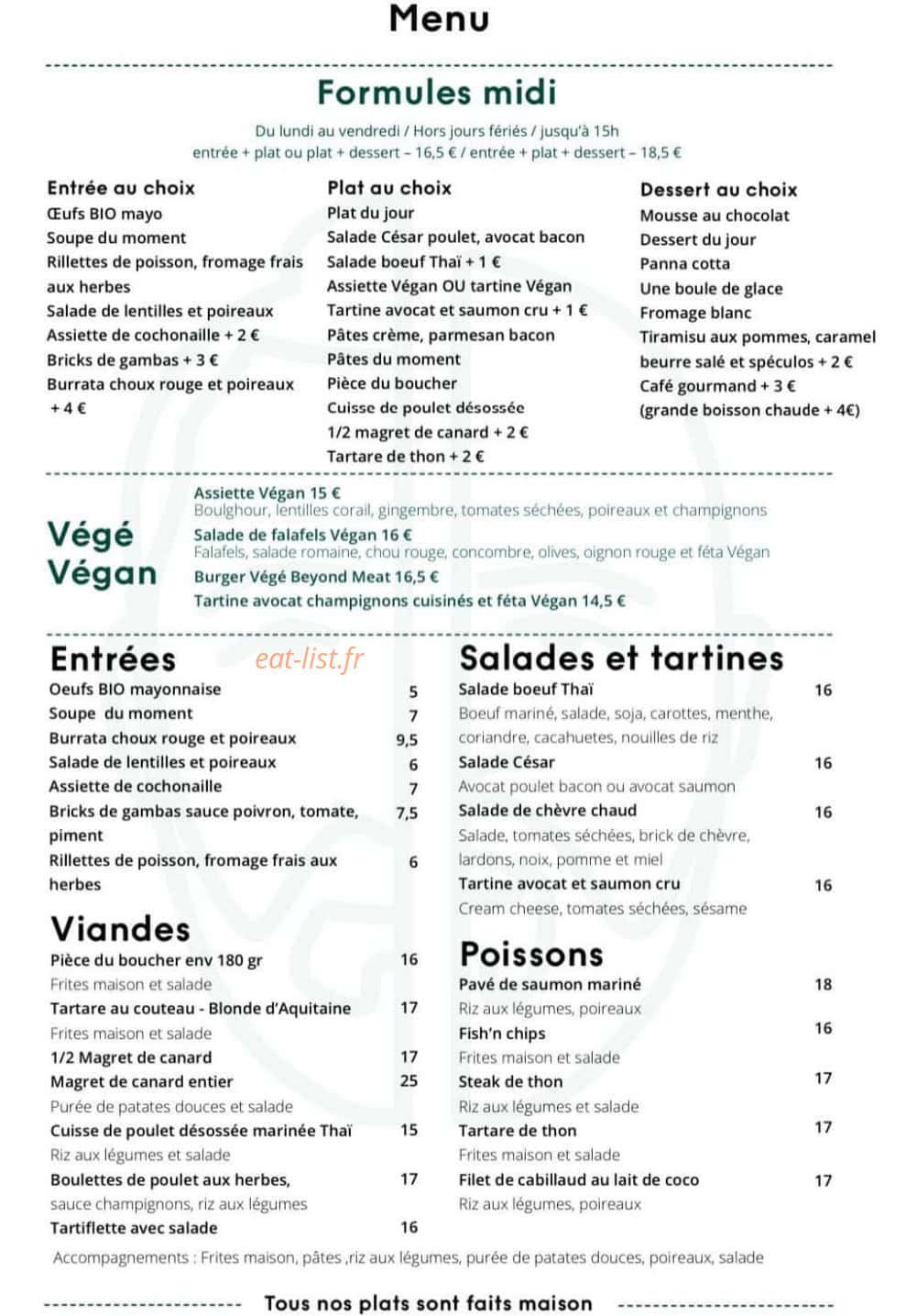 Les Cousins — carte page 1
