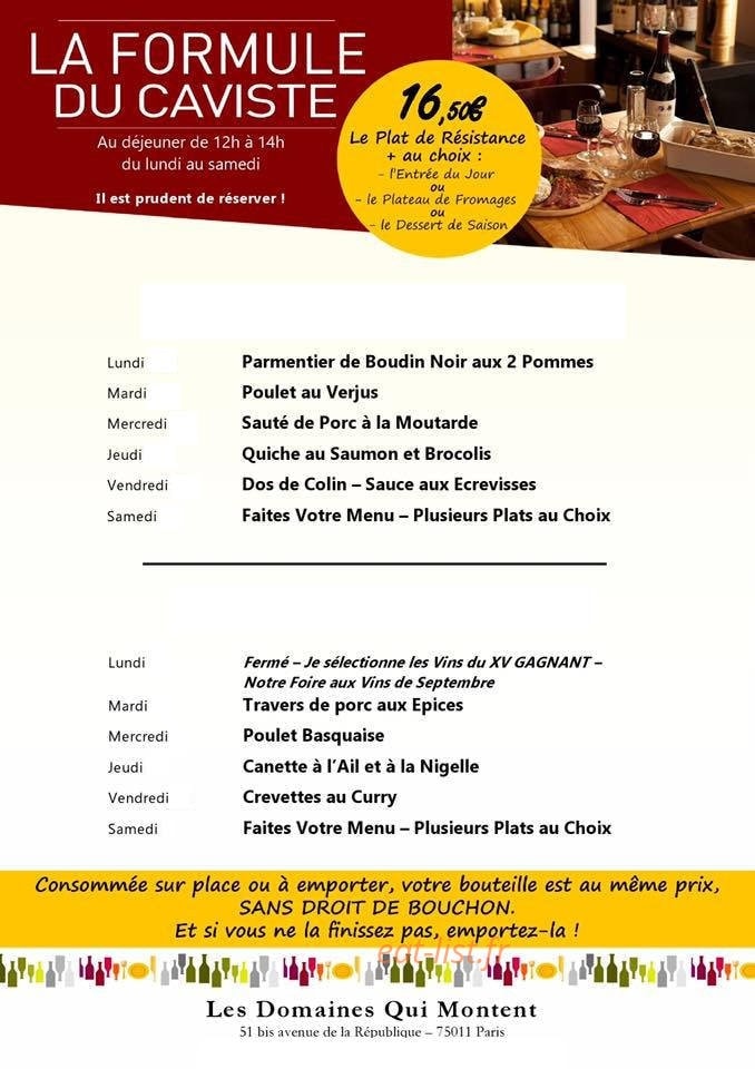 Les Domaines Qui Montent — carte page 1