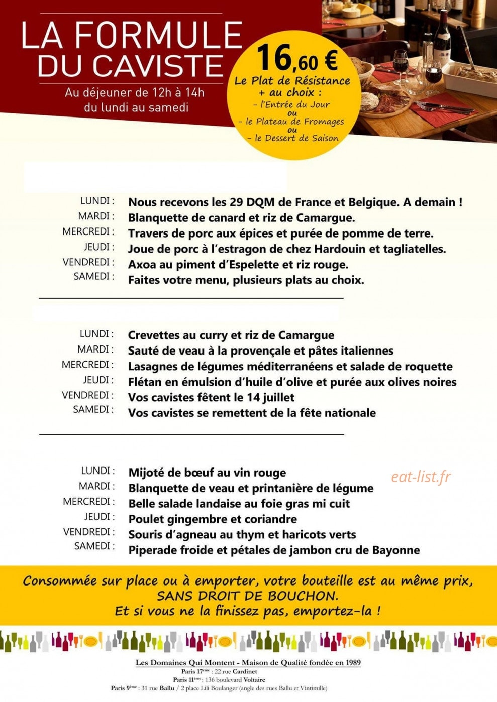 Les Domaines Qui Montent — carte page 1