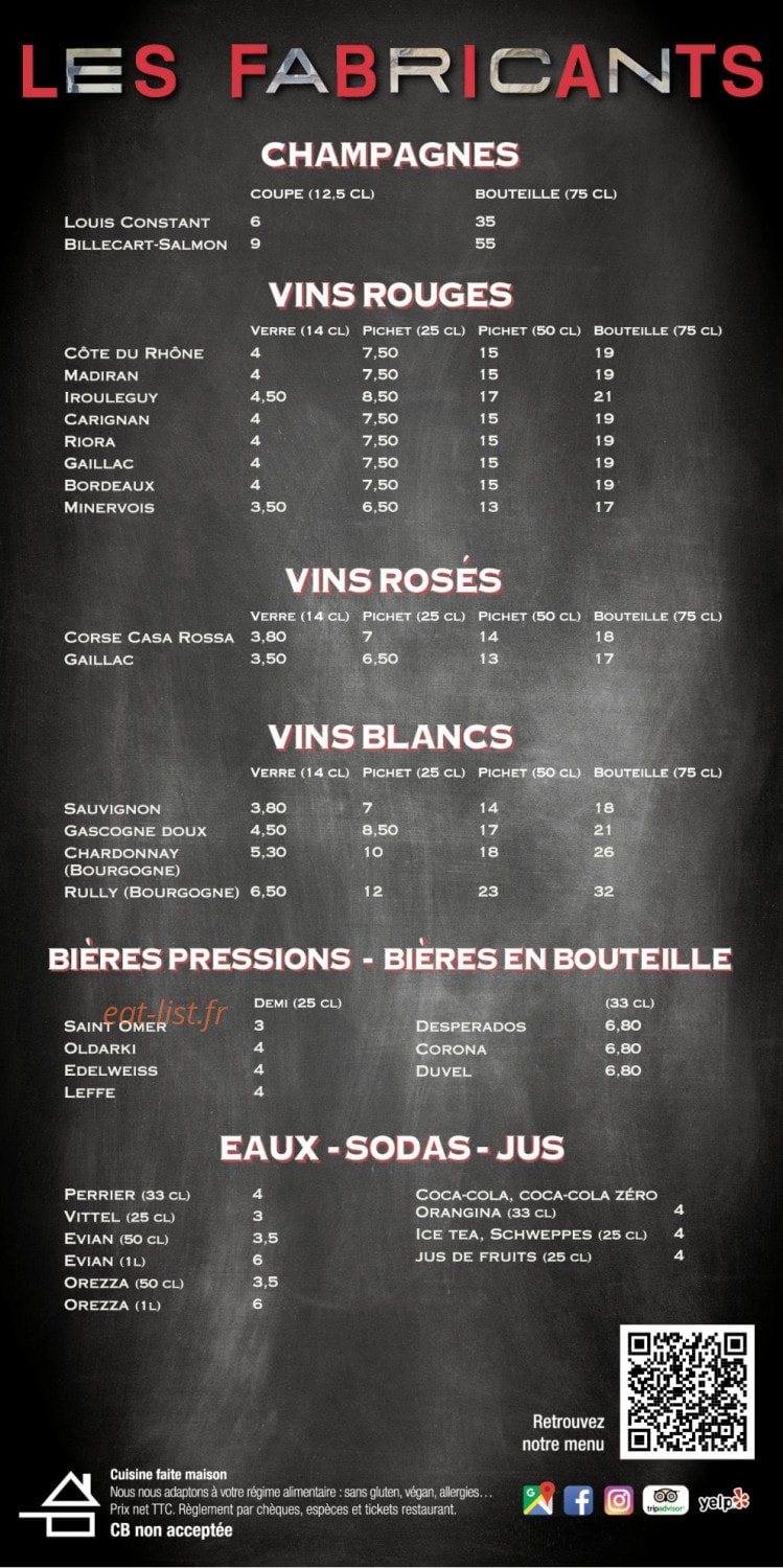 Les Fabricants — carte page 2
