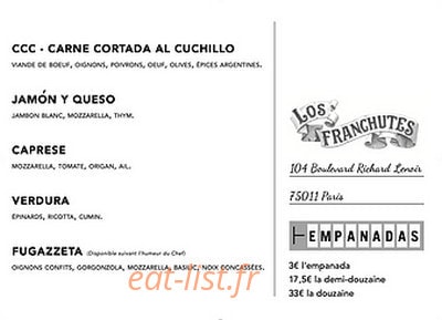 Los Franchutes — carte page 2