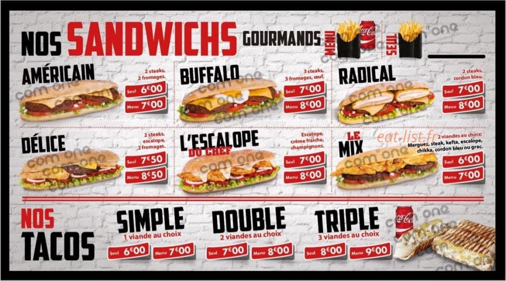 Mac food — carte page 2