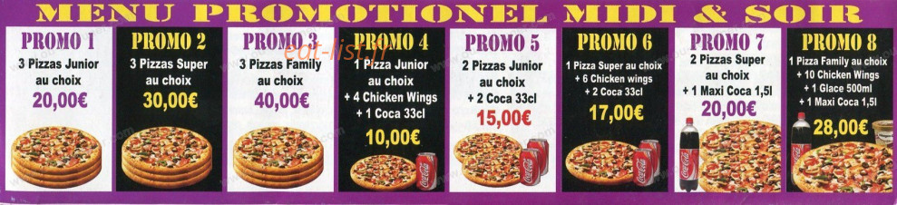 Maestro Pizza — carte page 2