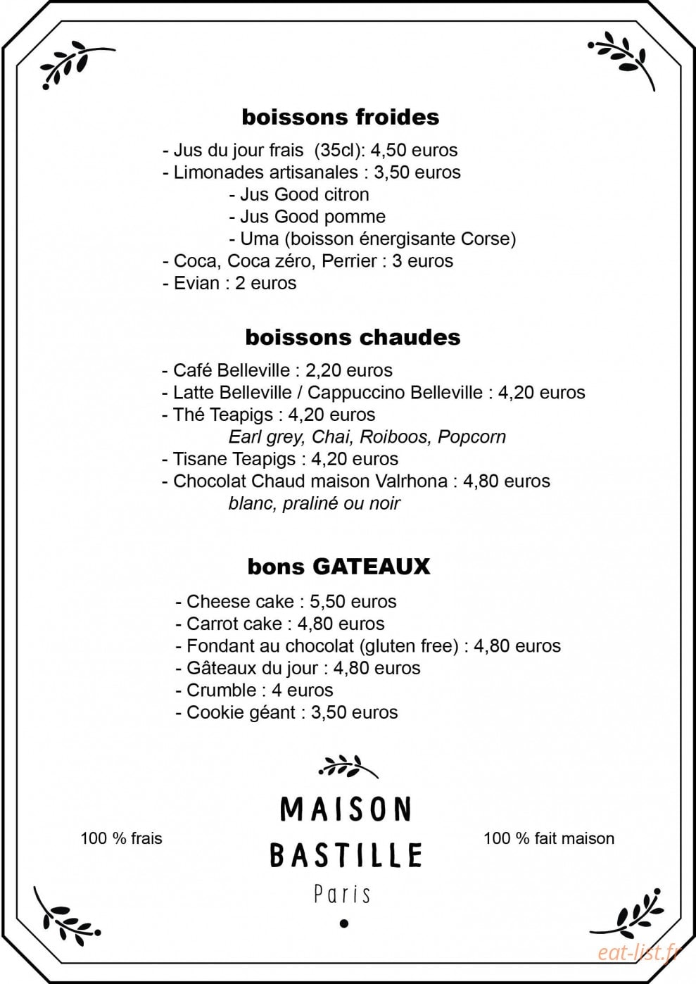 Maison Bastille — carte page 3