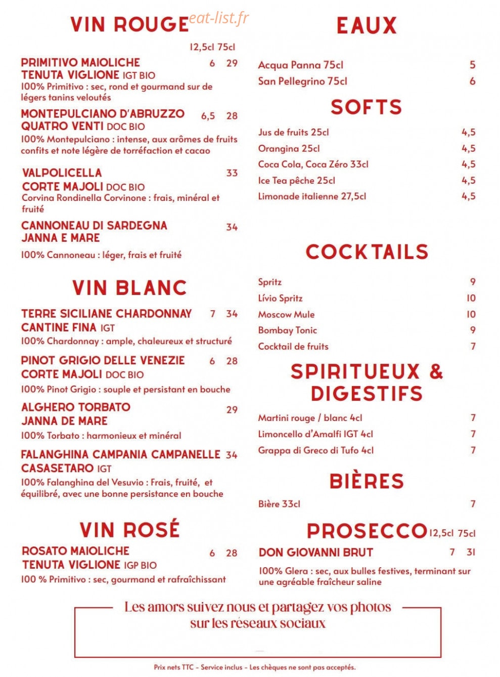 Mat'izza — carte page 4