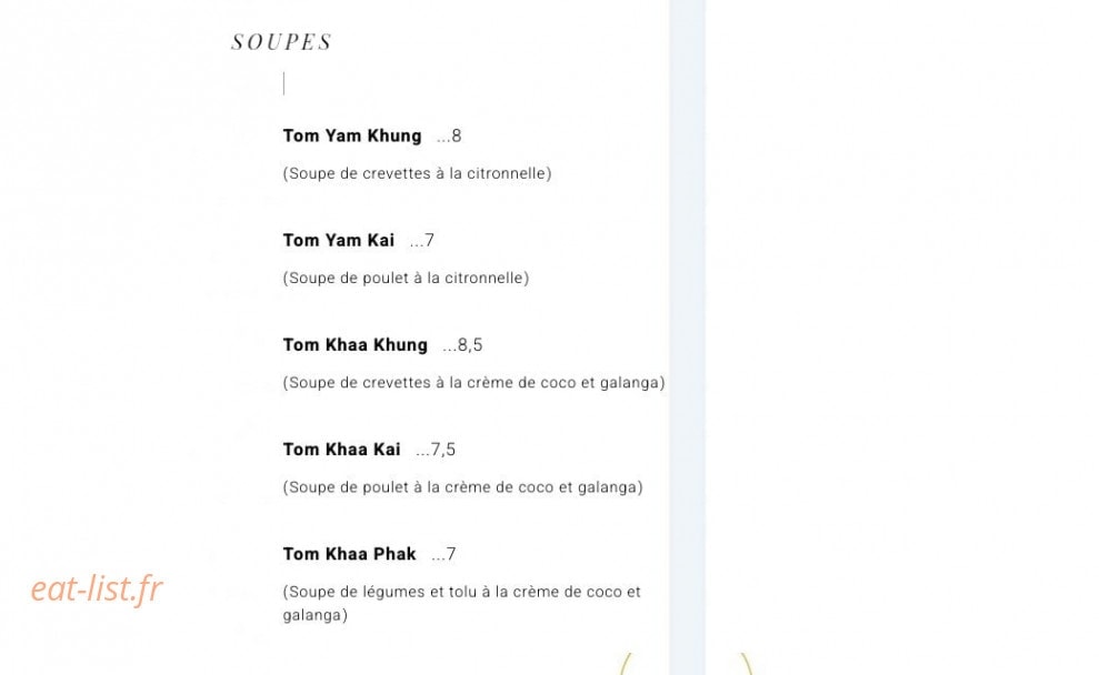 Maythai Paris — carte page 3