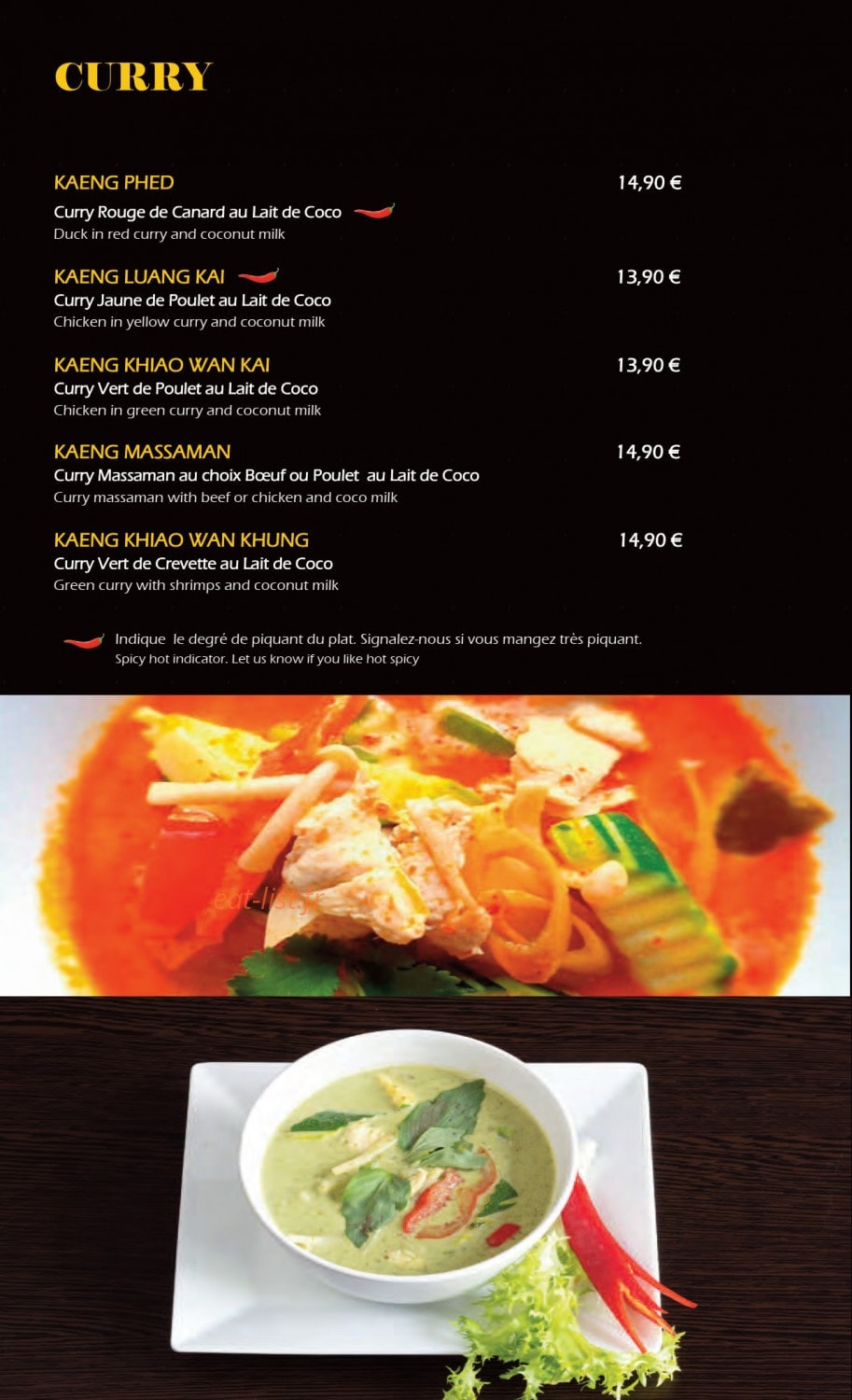 Meilleur Coco ThaÏ — carte page 6