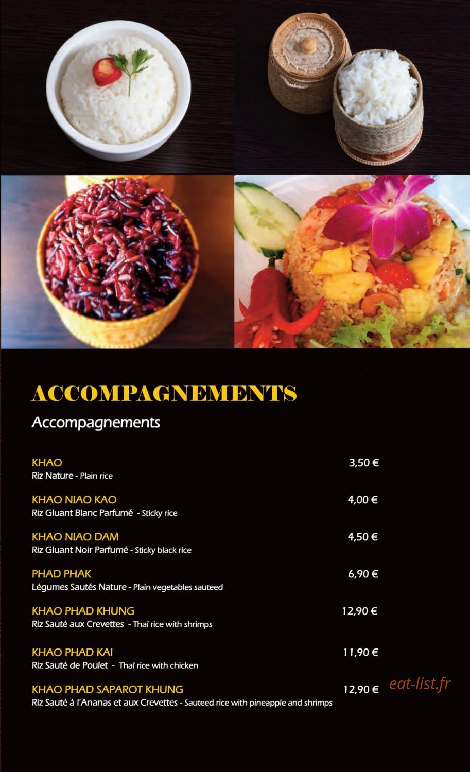 Meilleur Coco ThaÏ — carte page 10
