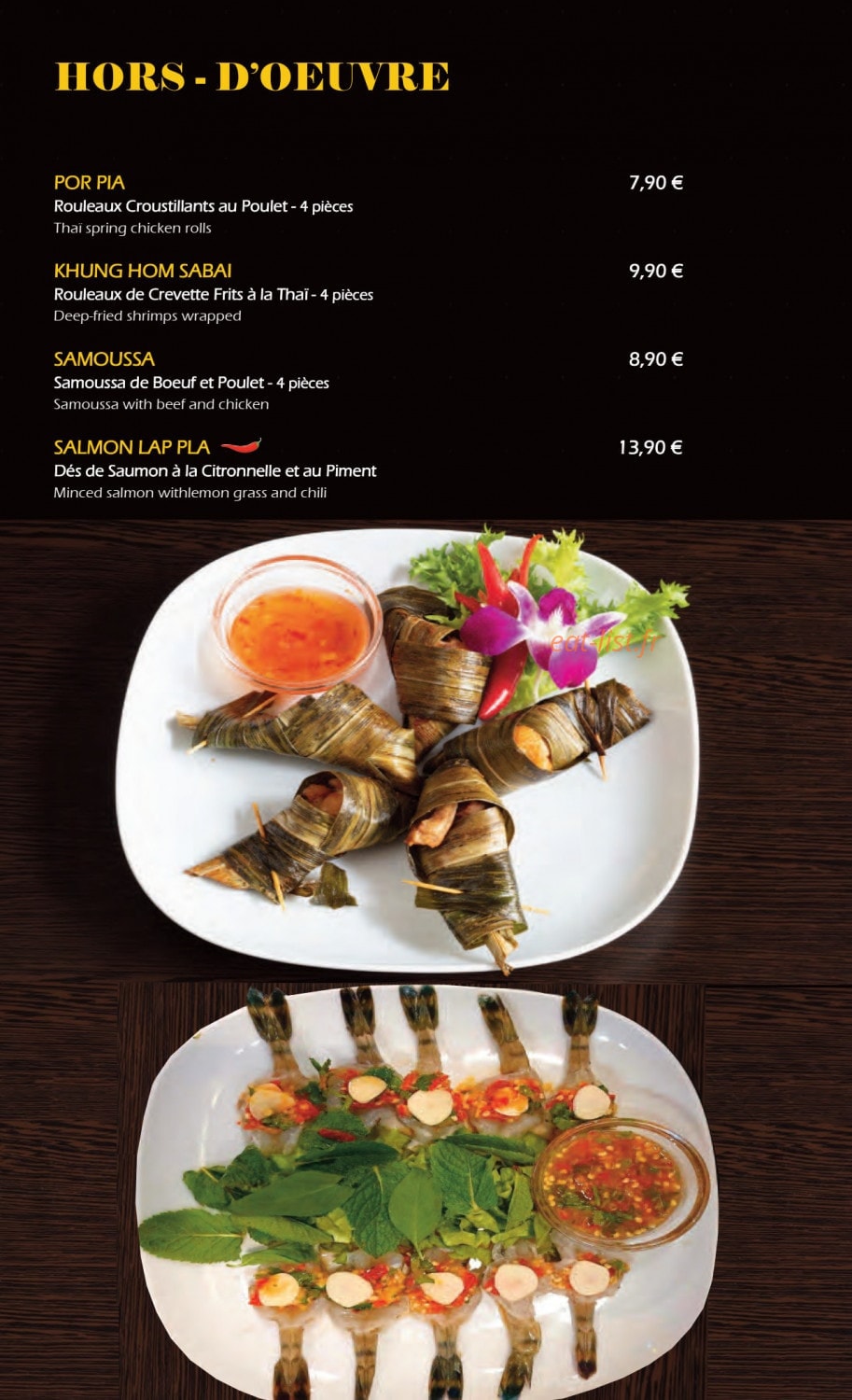 Meilleur Coco ThaÏ — carte page 1