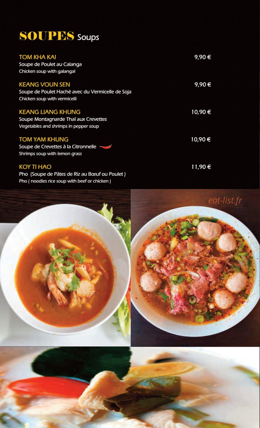Meilleur Coco ThaÏ — carte page 3