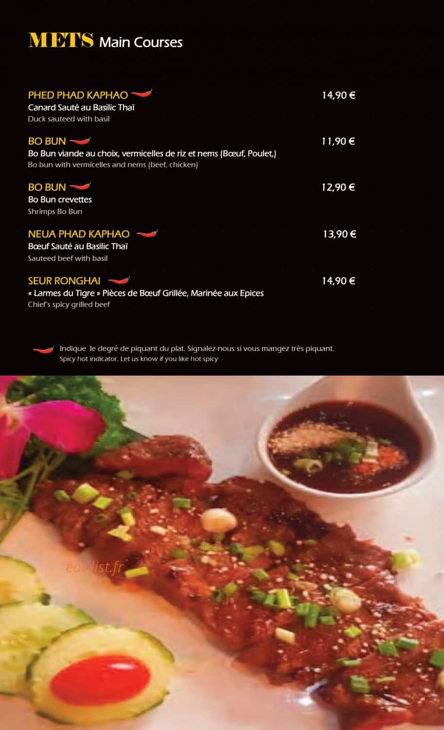 Meilleur Coco ThaÏ — carte page 8