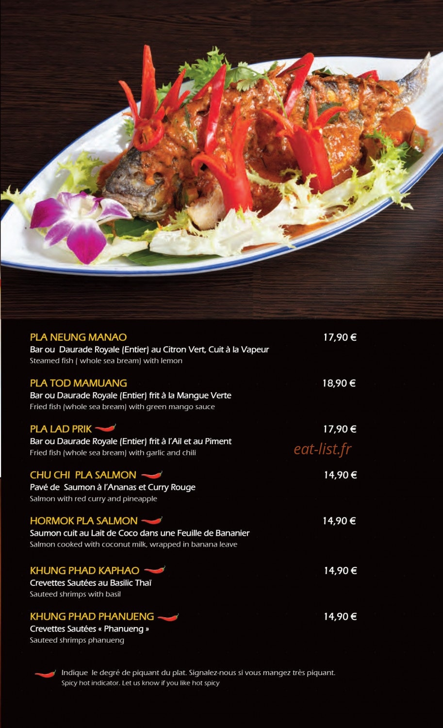 Meilleur Coco ThaÏ — carte page 7