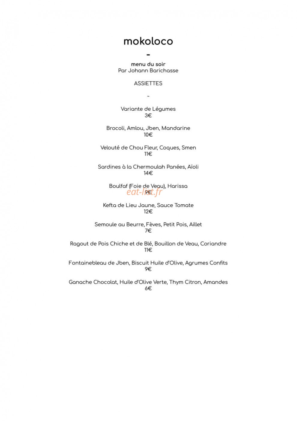 Mokoloco — carte page 2