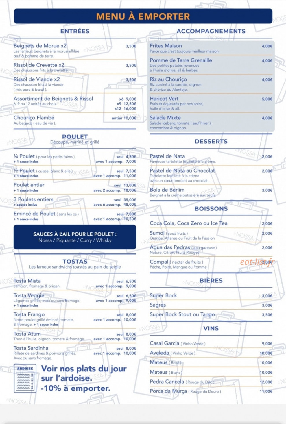 Nossa Churrasqueira — carte page 5