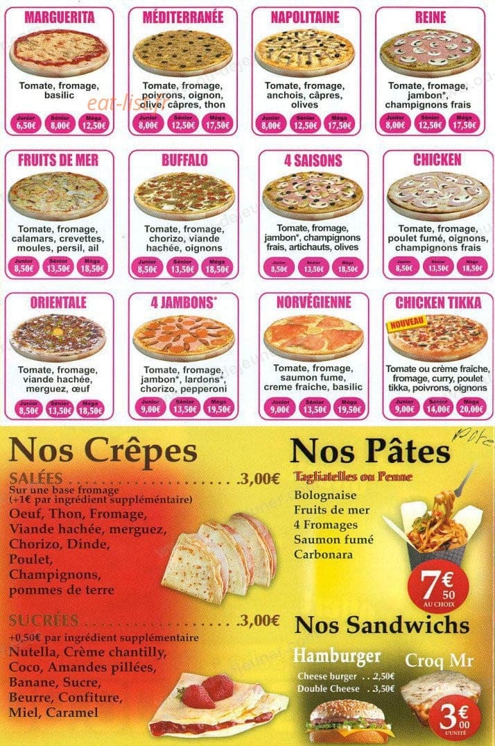 O Pacha — carte page 2