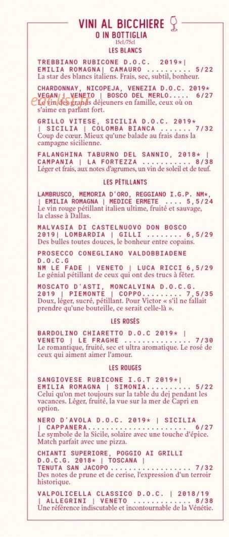 Ober Mamma — carte page 2
