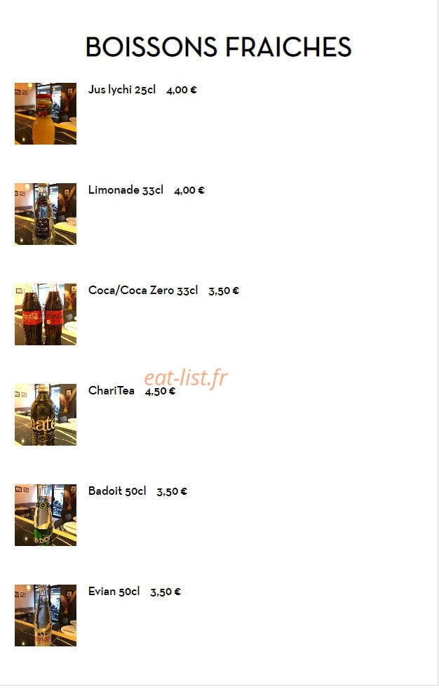 P'tit Resto — carte page 8