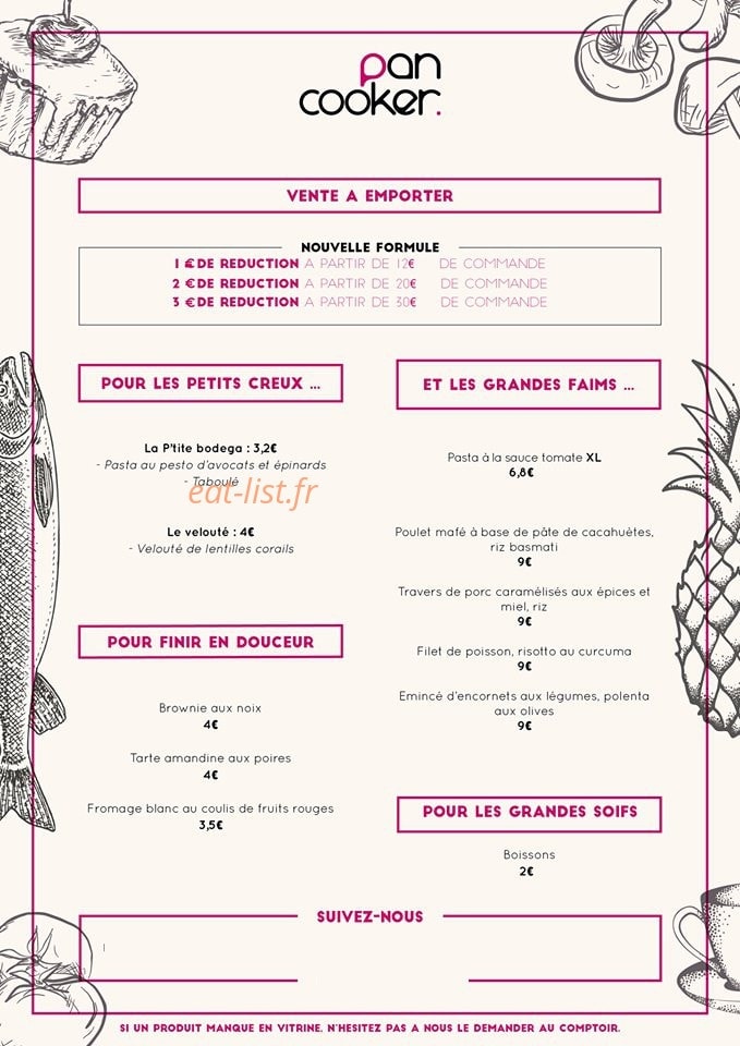 Pan Cooker — carte page 1