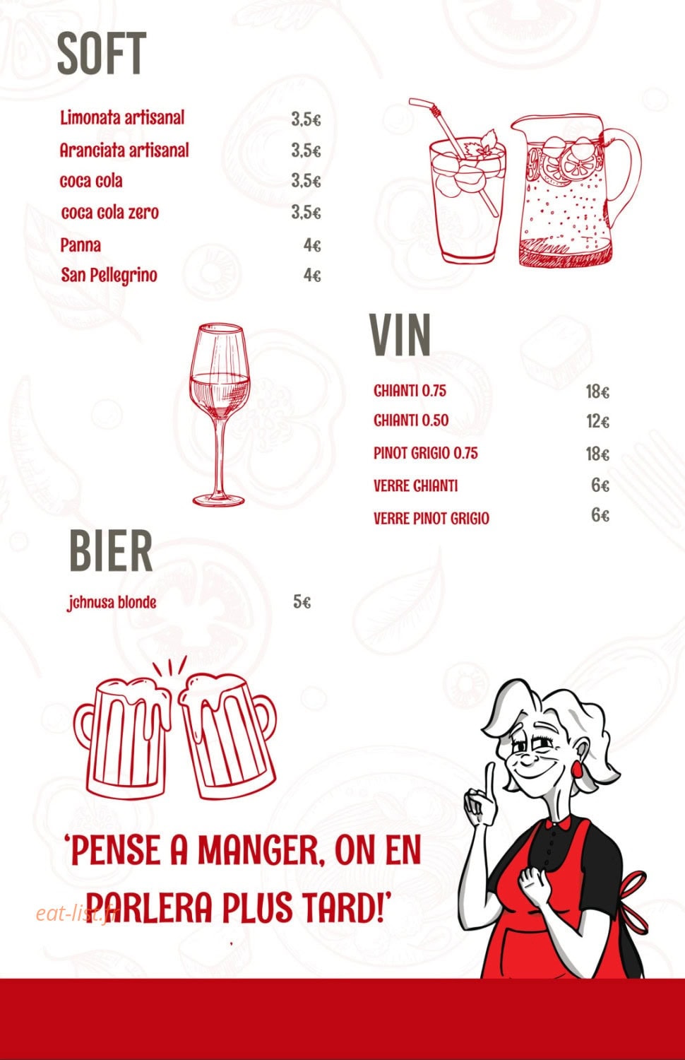 Pasta & Polpette — carte page 2