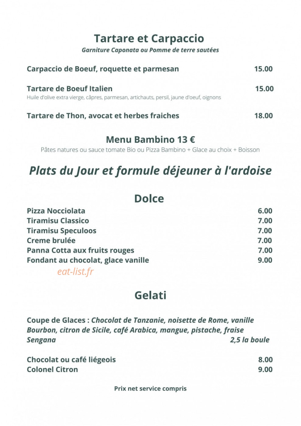 Pasticcio — carte page 3