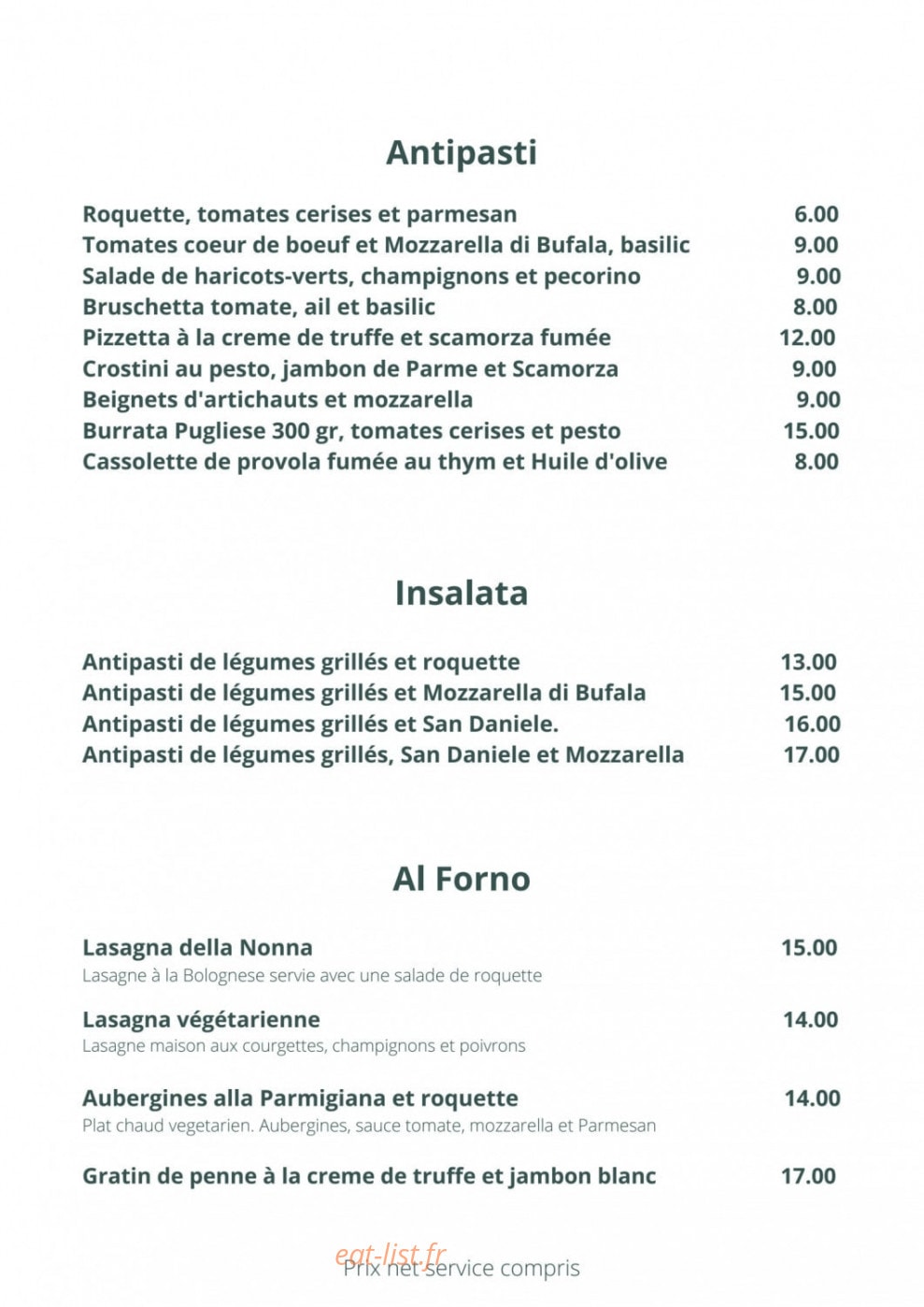 Pasticcio — carte page 2