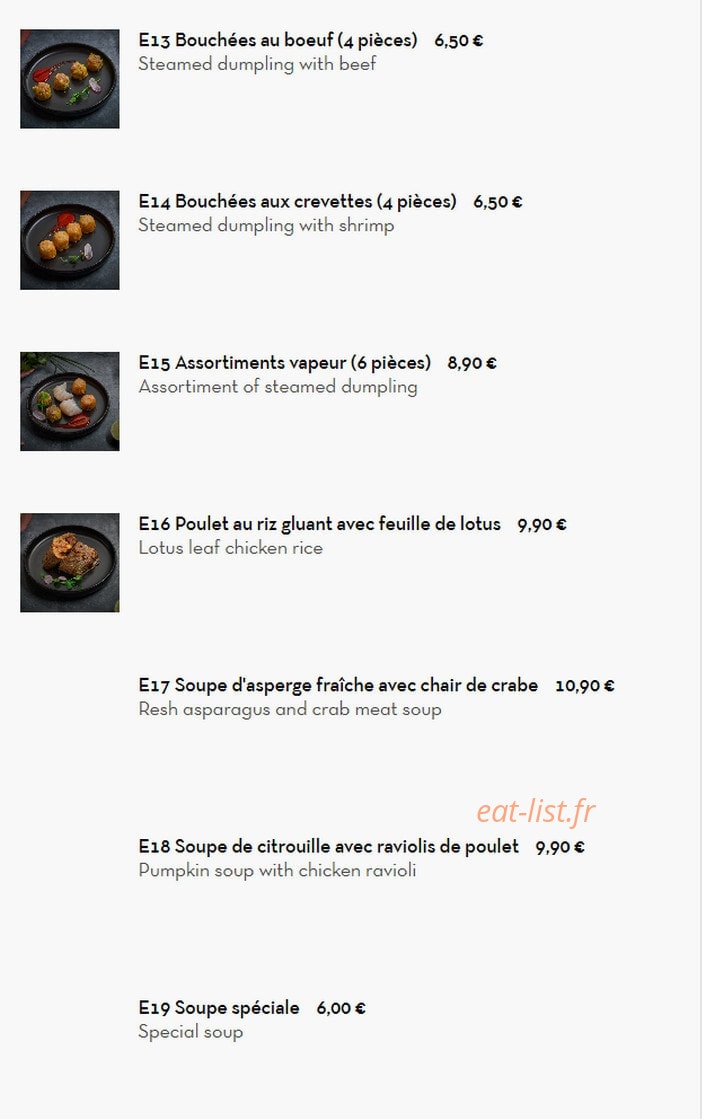 Phở Passion — carte page 3