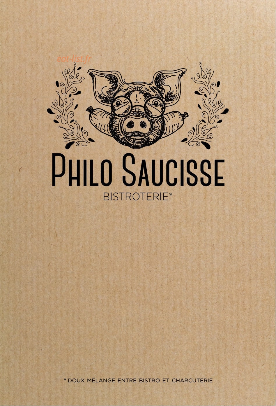 Philo Saucisse — carte page 1