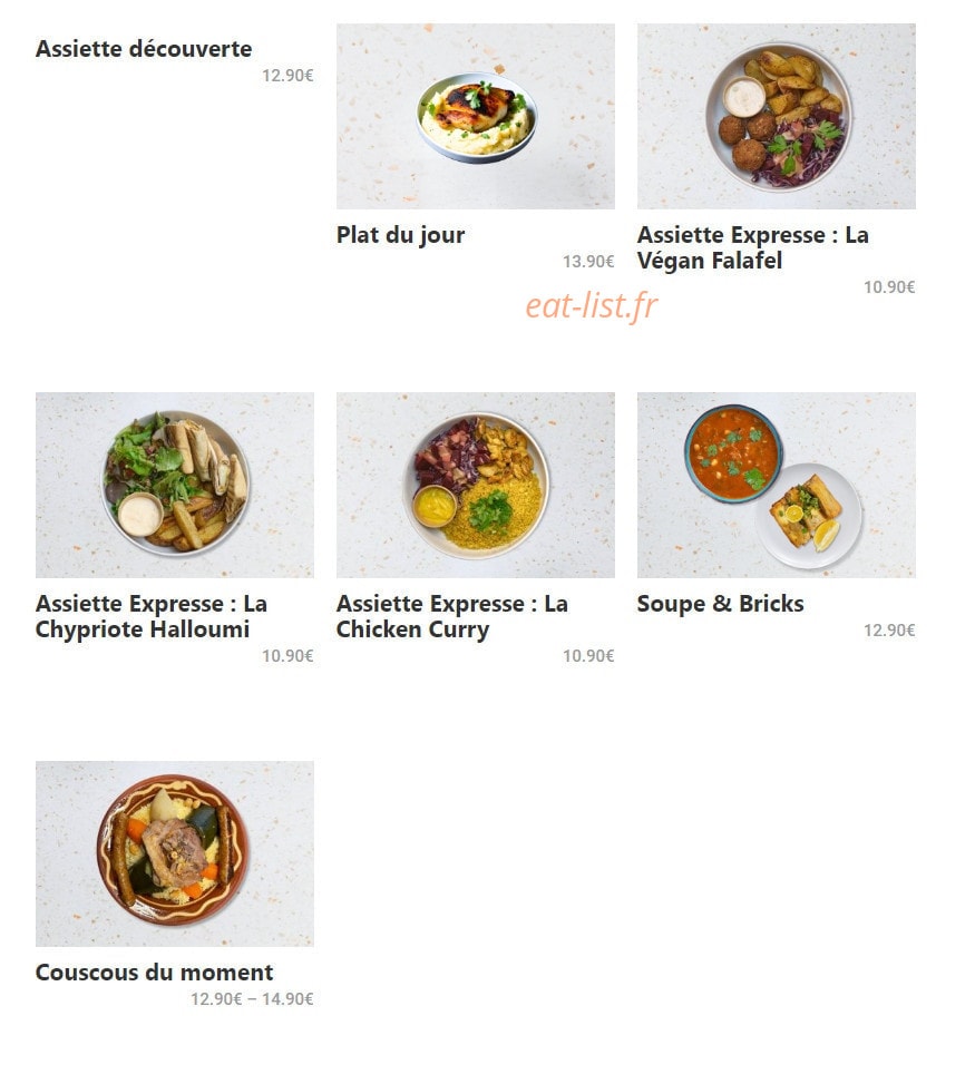 Pitas & Petits Plats — carte page 5